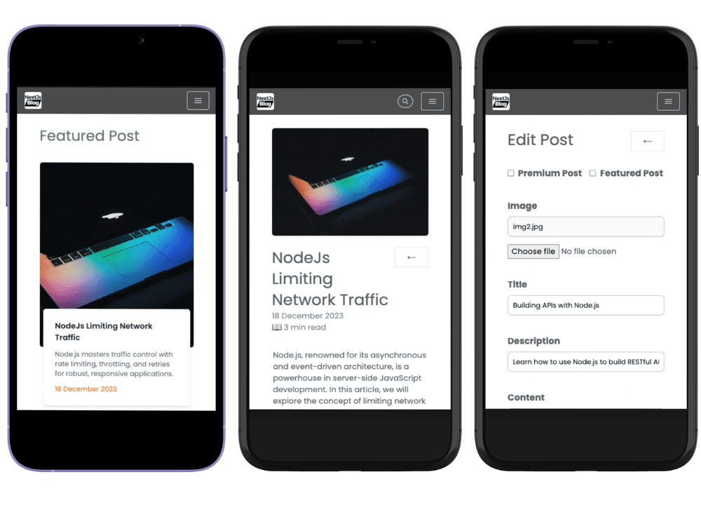 Responsive Design screenshot